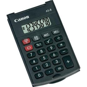 Calculator buzunar Canon AS8, 8 digiti, display LCD, alimentare baterie