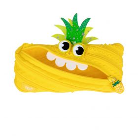 Penar cu fermoar, ZIPIT Creature Monster Penny - ananas galben