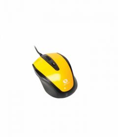 Mouse Serioux cu fir, optic, Pastel 3300, 1000dpi, galben, ambidextru, blister, USB