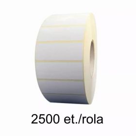 Role etichete termice ZINTA 80x30mm, fi 76, 2500 et./rola