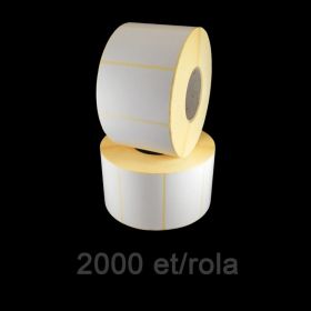 Role etichete semilucioase ZINTA 89x89mm, 2000 et./rola