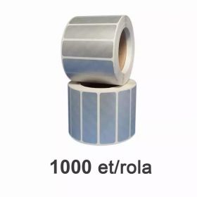 Role etichete din plastic, fara adeziv ZINTA de raft, 80x101.6mm, 1500 et./rola