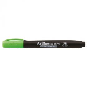 Permanent marker ARTLINE Supreme Glow, varf rotund 1.0mm, straluceste in lumina UV - verde