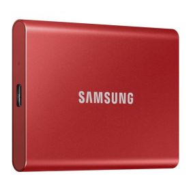 SSD extern Samsung T7 Touch portabil, 1TB, USB 3.1, RED