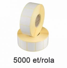 Role etichete termice ZINTA 33x30mm, 5000 et./rola