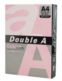 Hartie color pentru copiator A4, 80g/mp, 500coli/top, Double A - pastel pink