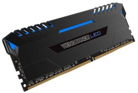 Memorie RAM DIMM Corsair Vengeance LED 16GB (2x8GB), DDR4 3000MHz, CL15, 1.35V, blue LED, XMP 2.0, CMU16GX4M2C3000C15B