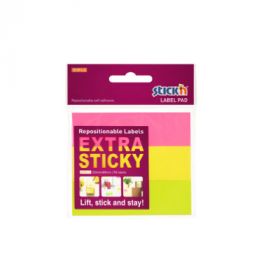 Etichete autoadezive 25 x 88 mm, 3 x 30 etichete/set Stick'n Extra sticky label - neon asortate