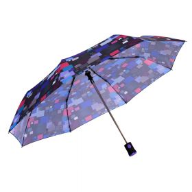 Umbrela cu deschidere automata pentru dama, model Multicolor/Mov