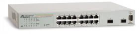 Switch ALLIED TELESIS GS950 16 porturi Gigabit 2 porturi SFP rackabil Layer 2 smart-managed, 5 ani garantie prin inregistrare on-line