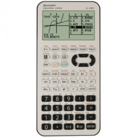 Calculator grafic, 827 functiuni, SHARP EL-9950L - alb/negru