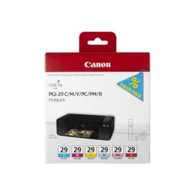 Cartus cerneala Canon PGI-29 C/M/Y/PC/PM/R, multipack, pentru Canon Pixma PRO-1