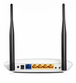 Router Wireless TP-Link TL-WR841N, 1WAN 10/100, 4xLAN 10/100, 2 antene fixe 5dBi, N300, Atheros, 2T2R
