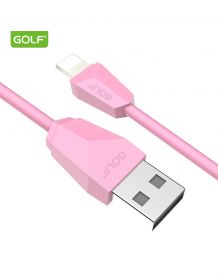 Cablu USB iPhone 5 / 6 / 7 Golf Diamond Sync Cable ROZ GC-27i