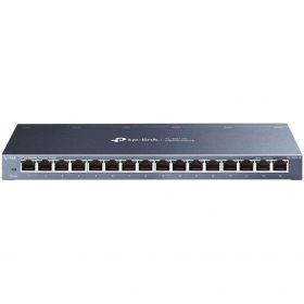 Switch TP-Link TL-SG116E, 16 porturi Gigabit, Standards and Protocols:IIEEE 802.3i, IEEE 802.3u, IEEE 802.3ab, IEEE 802.3x, IEEE 802.1q, IEEE 802.1p, AUTO Negotiation/AUTO MDI/MDIX, Packet Forwarding Rate: 23.8Mpps, Switching Capacity: 32Gbps.