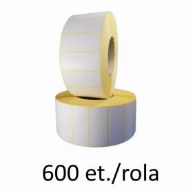 Role etichete termice ZINTA 45x61 mm, 600 et./rola