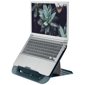 Suport ergonomic Leitz Ergo Cosy, pentru laptop, ajustabil, gri antracit