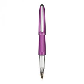 DIPLOMAT Aero violet - stilou cu penita M, aurita 14kt.