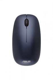 Mouse ASUS MW201C, Optic, Wireless + Bluetooth, 2.4GHz, rezolutie 800/1200/1600dpi, Conveniently work on two devices by just one click (BT/2.4GHz switch); Weight: 59g, Dimensions: 110x60.7x30.7mm, raza 10 metri, design ambidextru, Blue