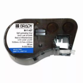 Banda de etichete Brady M-11-427, 12.7x19.05 mm, 360 et./rola