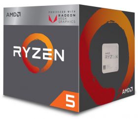 Procesor AMD Ryzen 5 2400G, YD2400C5FBBOX, 4 nuclee, 3.6GHz (3.9GHz MaxTurbo), 6MB, AM4, 65W, cooler inclus.