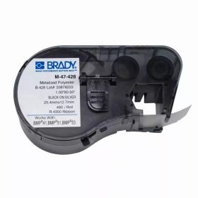 Banda de etichete Brady M-47-428, 25.4x12.7 mm, 480 et./rola