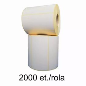 Role etichete semilucioase ZINTA 165x75mm, 2000 et./rola