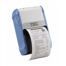 Imprimanta mobila de etichete TSC Alpha-2R, 203DPI, Wi-Fi, USB, alb/albastra
