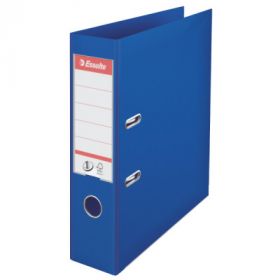 Biblioraft ESSELTE No.1 Power, PP/PP, A4, 75 mm, albastru