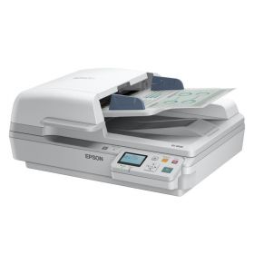 Scanner Epson DS-7500N, dimensiune A4, tip flatbed, viteza scanare: 40ppm alb-negru si color, rezolutie optica 1200x1200dpi, ADF 100 pagini, duplex, senzor CCD, Scan to Email, Scan to FTP, Scan to Microsoft SharePoint, Scan to Print, Scan to Web folders,