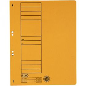 Dosar carton cu capse 1/1  ELBA Smart Line - galben