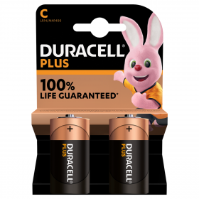 DuraCell baterie alcalina C (LR14) Blister 2buc