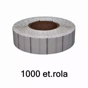 Role etichete de plastic ZINTA transparente rotunde 32.6 mm, 1000 et./rola
