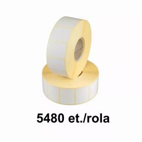 Role etichete termice ZINTA 35x25mm, 5480 et./rola
