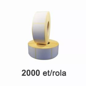 Role etichete semilucioase ZINTA 53x74mm, 2000 et./rola