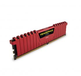 Memorie RAM DIMM Corsair Vengeance LPX 16GB (2x8GB), DDR4 2400MHz, CL16, 1.2V, red, XMP 2.0, CMK16GX4M2A2400C16R