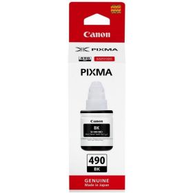 Cartus cerneala Canon GI-490 BK, pigment black, capacitate 135ml, pentru echipamente CISS G1400 / G2400 / G3400 / G4400 / G1411 / G2411 / G3411 / G4411.