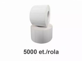 Role etichete plastic 70x26mm, 5000 et./rola