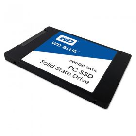 SSD WD, 500GB, Blue, SATA 3.0, 7mm, 2.5", rata transfer r/w 545mbs/525mbs