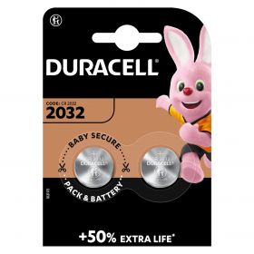 DuraCell baterie litiu CR2032 3V diametru 20mm x h3,2mm Blister 2buc