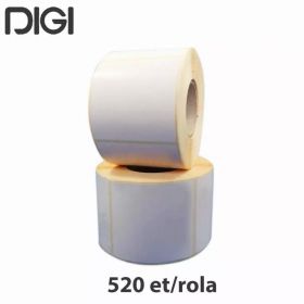 Role etichete termice ZINTA 58x75mm, 520 et./rola