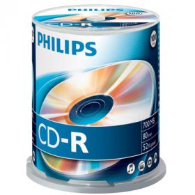 CD-R 700MB-80min (100 buc. Spindle, 52x) PHILIPS