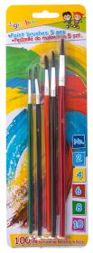 Set 5 pensule/blister (nr.2-4-6-8-10), GIMBOO - culori asortate
