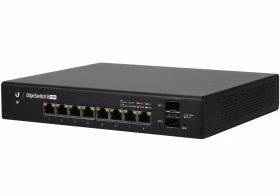 Ubiquiti EdgeSwitch 8 150W 24V,802.3af/at PoE, ES-8-150W, 8*EthernetBasic switching RJ-45, Gigabit Ethernet (10/100/1000), Managed