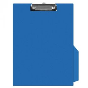 Clipboard simplu A4, plastifiat PVC, Q-Connect - albastru