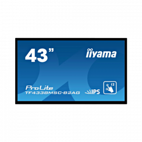 Monitor interactiv iiyama ProLite TF4339MSC, 43 inch, Full HD, PCAP, negru mat