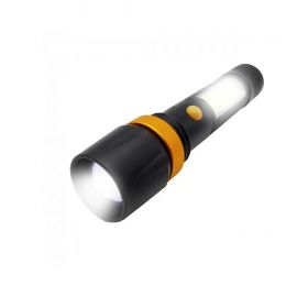 Lanterna cu acumulator litiu L18650x1 metal led ZOOM +
cablu micro USB + magnet TL-8096 TED002037