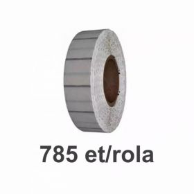 Role etichete de plastic ZINTA transparente rotunde 49mm, 785 et./rola