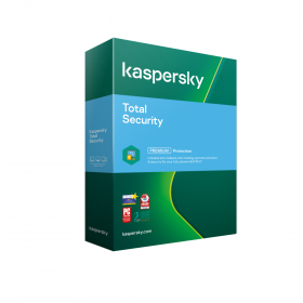 Licenta retail Kaspersky Total Security valabila pentru 1 an, 3 echipamente, new