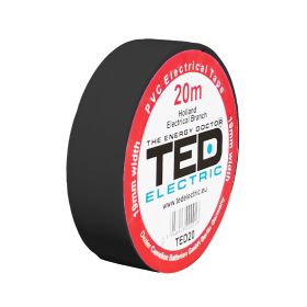 Banda electroizolatoare  TED 19mm x 20metri neagra